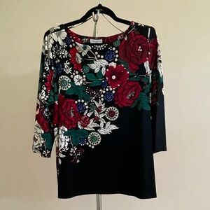 Women’s top by Charter Club, purchased at Macy’s, 1X.